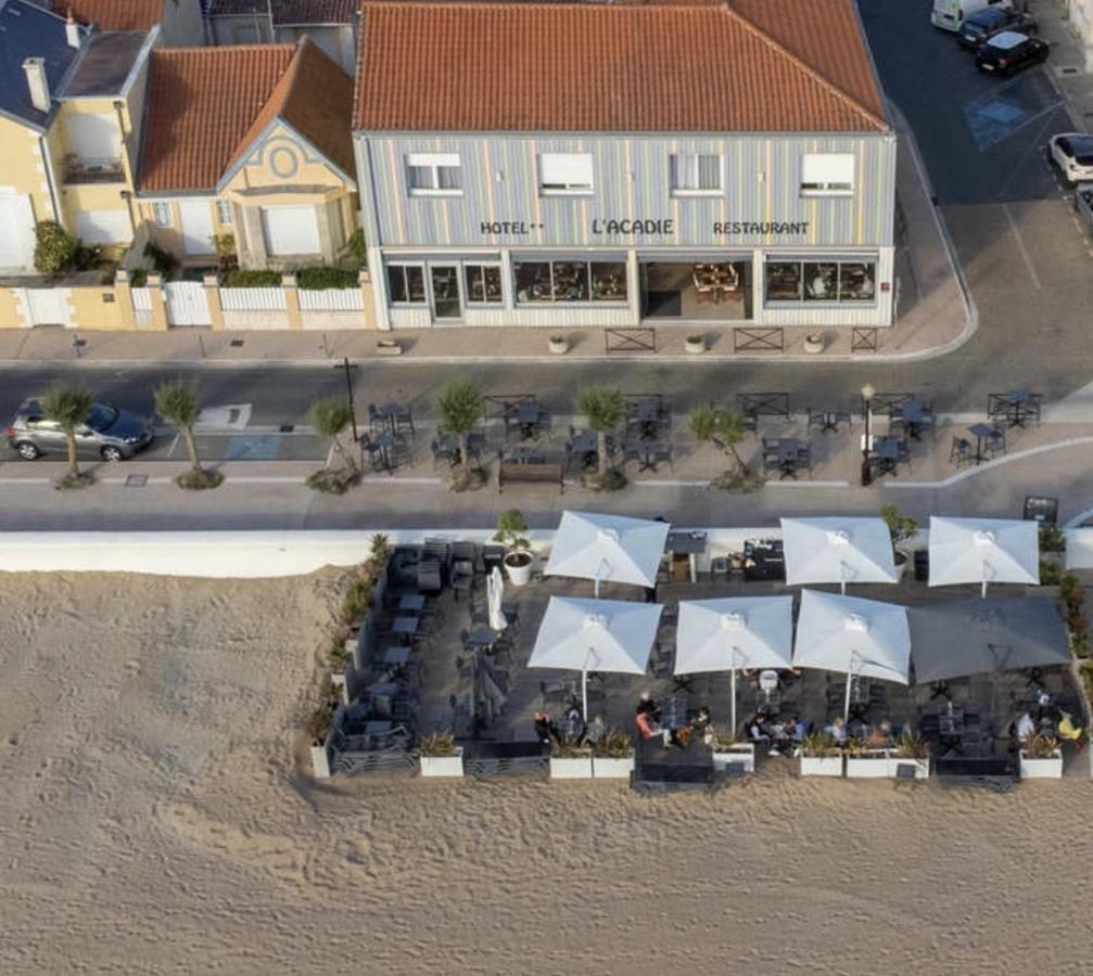 Acadie Saint Victor - Hotel Restaurant - Face Mer - Chatelaillon Plage ภายนอก รูปภาพ
