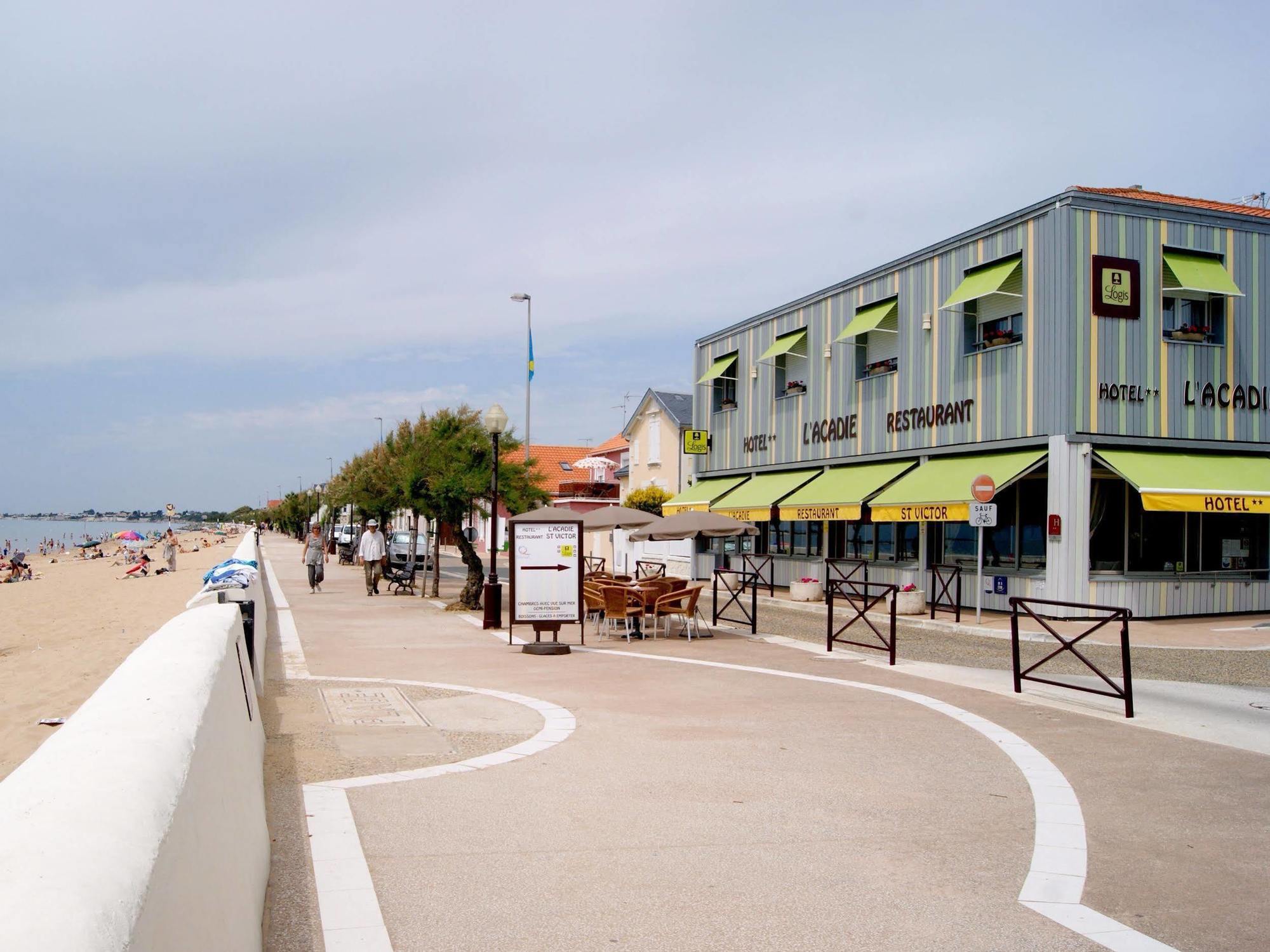 Acadie Saint Victor - Hotel Restaurant - Face Mer - Chatelaillon Plage ภายนอก รูปภาพ
